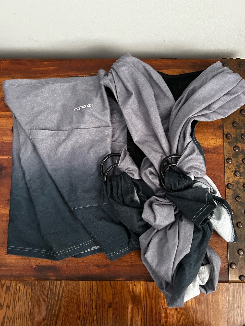 Momcozy Wrap Carrier - Blue Grey Ombré